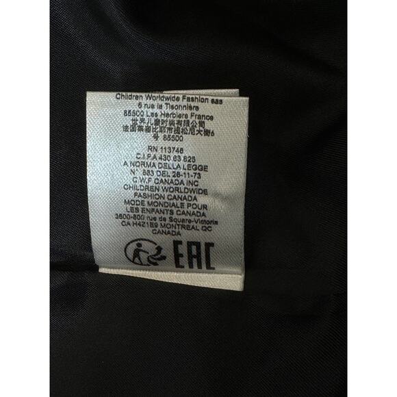 Zadig & Voltaire Madeleine Leopard Faux Fur Coat Kids Girls 10 Tan Brown - Read - Picture 16 of 16